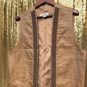 Pure silk vintage Forum vest 100cm
